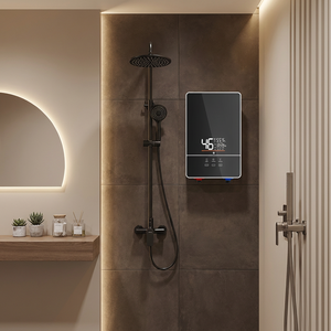 <span class=keywords><strong>Chauffe</strong></span>-<span class=keywords><strong>eau</strong></span> électrique mural intelligent 6 kW thermostatique sans réservoir pour cuisine extérieure et douche - Product Image 1
