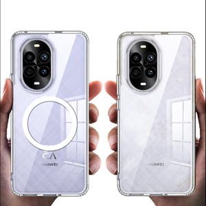 Transparent Clear Matte Black TPU PC Protective Phone Case with Magnetic Back Cover for Huawei Nova 13 Pro <strong>Nova12</strong> - Product Image 1