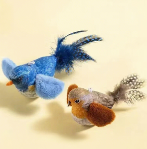 Cartone animato gatto giocattolo con novità suoni animali e mimetismo degli uccelli appeso Teaser per il gattino auto-intrattenimento & noia sollievo - Product Image 6