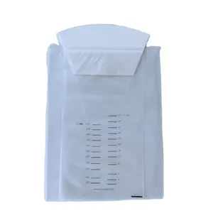 Urine convenience emesis bag manufacturing machine with clear color for hospital people
