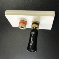 RASANTEK 8PCS Plaqué Or Pogo Pin Audio Fiches Banane Fabrication Hifi Audio Vidéo Connecteur Banane pour Câble Haut-Parleur