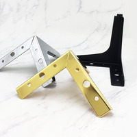 Pieds de Meuble Métalliques Robustes de Remplacement pour Canapé, 8 10 13 15 17 cm, Pieds d'Armoire Triangulaires en Fer pour Placard, Canapé, Chaise, Ottomane