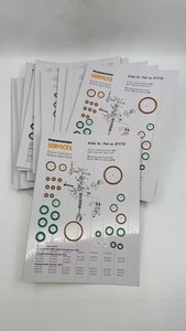 Kit O-Ring per Braccio Idraulico Putzmeister HV, Kit Guarnizioni Valvola MBC 471710 471709 262824008, Kit Riparazione Cilindro Idraulico Braccio 479580 279455004 - Product Image 6