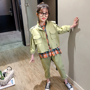 Vêtements de boutique pour enfants en gros, ensembles 3 pièces pour filles, automne, provenant d'un fabricant de vêtements pour enfants - Product Image 3