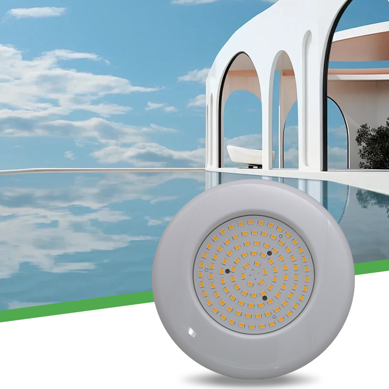 Ultrathin LED Pool Light 8W RGB PC Body Pond Led Landscape Lighting IP68 Swimming Pool Lights