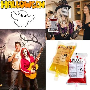 Bolsa de Bebida Vacía con Boquilla para Cócteles Fríos de Halloween, Diseño de Bolsa de Sangre, Fabricación Personalizada - Product Image 4