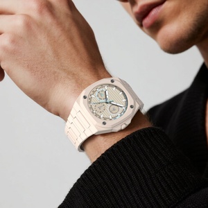 Montre de sport à quartz de luxe pour hommes, avec affichage du calendrier et des aiguilles, chiffres arabes, étanche - Product Image 2