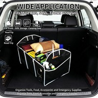 Organisateur de coffre de voiture pliable, écologique et durable, boîte de rangement pliable pour coffre de voiture, camion, SUV