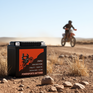 Batterie de moto PowerSports 12V 8Ah LiFePO4 YTX12-BS, remplacement pour utilisation hors route - Product Image 2