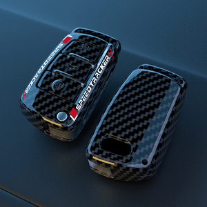 Coque de clé de voiture en fibre de carbone style ABS pour Audi A1 A3 A4 8P 8L 8V A5 B6 B7 A6 A7 C5 C6 Q3 Q5 Q7 4F S3 S4 S6 RS3 TT - Product Image 1