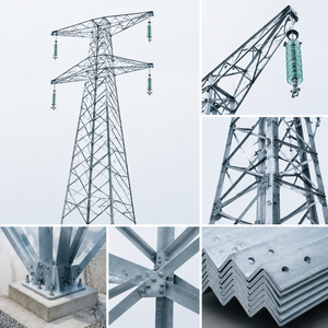 Torre in Acciaio Angolare PLS CADD Professionale per Trasmissione di Energia, Torre a Traliccio in Acciaio per Progetti Energetici Nazionali - Product Image 5