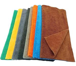 Serviette de nettoyage <span class=keywords><strong>microfibre</strong></span> sans bords 40x40CM 400GSM à séchage rapide pour lavage de voiture – Qualité supérieure – Offre spéciale - Product Image 1