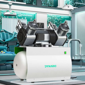 静音オイルフリーエアコンプレッサー（歯科用チェア6台用）380V歯科用オイルフリーエアコンプレッサー（ポータブル、歯科ユニット用）3年保証 - Product Image 1