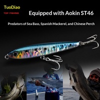 Leurre crayon multi-tailles pour lancer longue distance, leurre dur coulant avec hameçons triples, pour la pêche au gros gibier en eau salée et en réservoir, approvisionnement en gros OEM