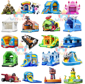 Chủ đề mới nhất ngoài trời Mặt trăng không khí Bouncer spacewalk Macaron Màu trẻ em Inflatable nhảy nhà bị trả lại - Product Image 2