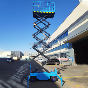 Plataforma Elevadora de Tijera Eléctrica Móvil Mini de 6m 8m de Calidad, Elevadores de Tijera Hidráulicos de Movimiento Manual - Product Image 3