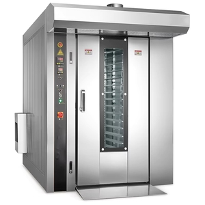 Four rotatif professionnel à commande numérique, à convection, pour la cuisson et la rôtissure, avec thermostat réglable, idéal pour les boulangeries - Product Image 4