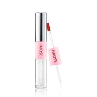 Tinte labial mate y brillante de doble punta certificado HALAL BPOM 2 en 1 de larga duración para maquillaje labial diario, marca privada, venta al por mayor