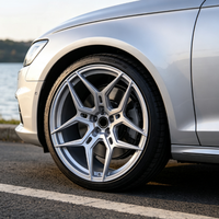 Jantes de voiture en alliage forgé HZH personnalisées en argent, 1 pièce, 18, 19, 20, 21, 22 pouces, pour BMW X5 X6 M5
