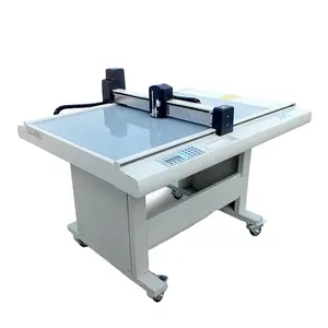 Anúncio a4 caixa de cartão digital fabricação da amostra máquina de plotter do corte