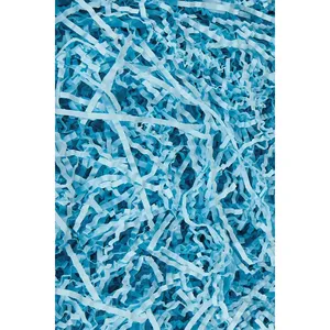 Blue Zigzag Eyelash Shredded Tissue Paper 100g <b>for</b> Packaging - Product Image 1