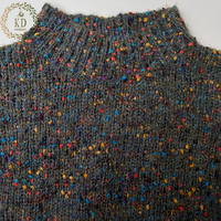 Fabricants de tricots KD OEM ODM personnalisés Nouvel arrivage de tricots à col rond et à manches longues Pull en laine pour femmes