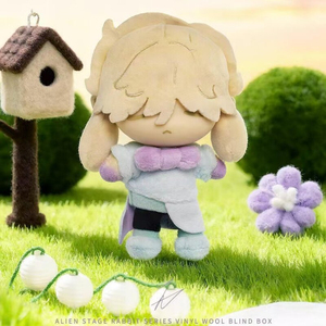 Set Completo di 6 Ciondoli in Vinile Peluche della Serie AET Alien Stage Rabbit, Scatola a Sorpresa, Charm da Borsa, Portachiavi, Regalo da Collezione - Product Image 5