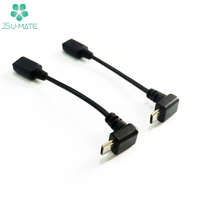 90-Grad-Winkel USB Micro B 5P-Verlängerungsdatenkabel-Verlängerung kabel L-Micro Macho B USB 2.0-Buchse-Stecker