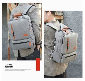 I-0310 Wholesale Waterproof Oxford <b>Laptop</b> <b>Backpack</b> USB Unisex Fashion School Office 20-35L Capacity Polyester Lining Zipper - Product Image 6
