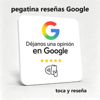Plaque Google Review Multilingue IT DE ES FR Targa NFC pour les avis Google