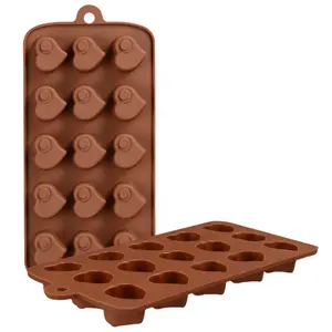 Силиконовая форма для горячего шоколада, какао, форма в форме сердца для ручной выпечки мыла, форма для приготовления торта, желе, пудинга, десертов, конфет