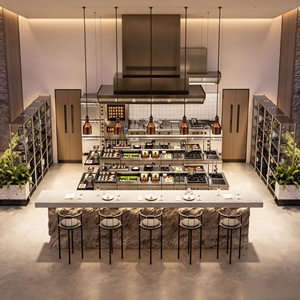 ร้านอาหารตกแต่งภายในแบบครบวงจร โชว์เฟอร์นิเจอร์ ออกแบบตกแต่งภายใน จัดแสดงสินค้าเชิงพาณิชย์ เคาน์เตอร์บาร์ ตกแต่งร้านค้า ปรับปรุงร้าน - Product Image 5