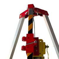 Trépied de sauvetage pour pompiers avec treuil, équipement de levage réglable pour le sauvetage