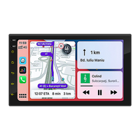 Autoradio multimédia universel Android 15 avec écran tactile 7 pouces double DIN et navigation GPS