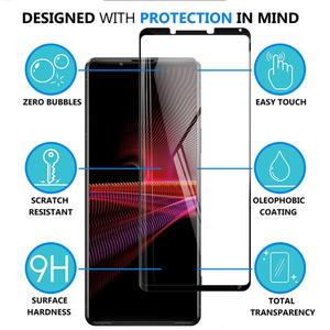 Protection d'écran en verre trempé de haute qualité, couverture intégrale, colle intégrale, pour <span class=keywords><strong>Sony</strong></span> Xperia 1 VI <span class=keywords><strong>10</strong></span> VI 5 5V 5 II Xperia 1 1V 1 <span class=keywords><strong>III</strong></span> - Product Image 2