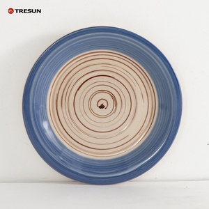 Service de table moderne de luxe en grès écologique de 32 pièces, design élégant peint à la main, comprend des assiettes à dessert - Product Image 5