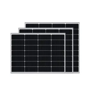 12V 100W太阳能电池板50W 60W 70W 80W 90W 100太阳能电池板套件100W