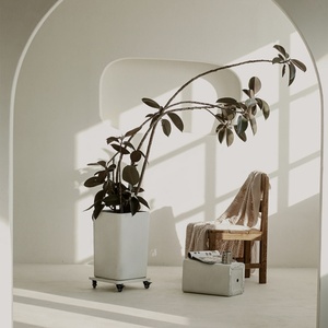 Jardinières pots <span class=keywords><strong>de</strong></span> semis pour plantes, pots <span class=keywords><strong>de</strong></span> fleurs pour la croissance des plantes, jardinière moderne écologique avec plateau - Product Image 2