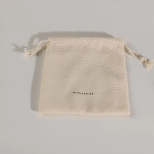Customizable Eco Friendly Cotton Jewellery Pouch with Drawstring Logo Printed <b>Textile</b> <b>Packaging</b> for Storage Gift Bag - Product Image 1