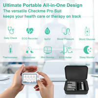 Tensiomètre de bras portable Bluetooth Viatom Checkme Suit avec moniteur de signes vitaux ECG
