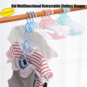 Cintres pour bébés pliants pour enfants Cintre antidérapant pour vêtements peu encombrants - Product Image 5