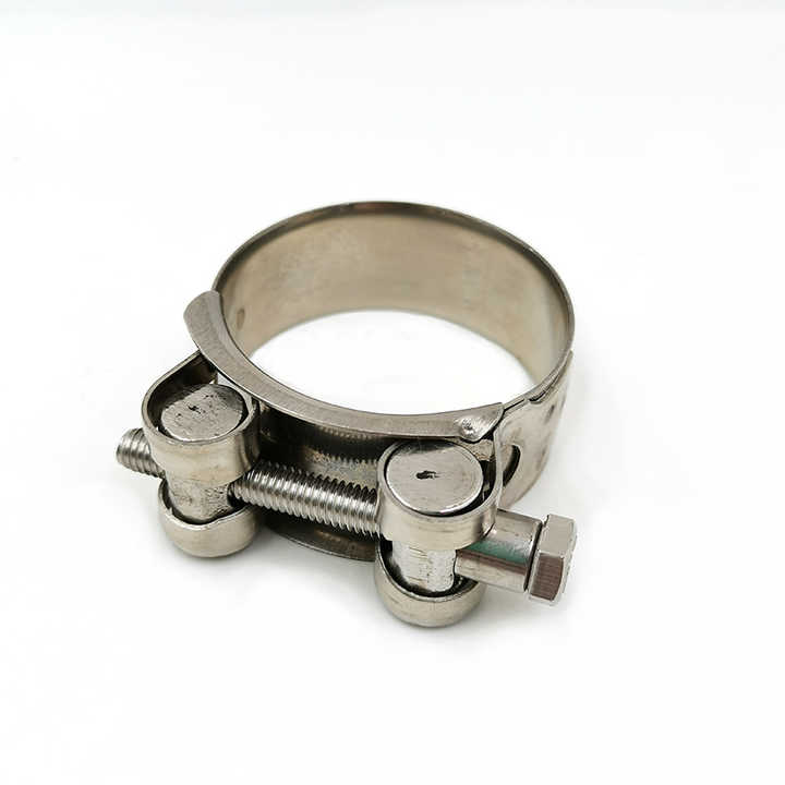 316 Stainless Steel T-bolt Exhaust Clamps 316 Marine Stainless Steel T-Bolt Hose Clamp Size #44 - 2.25" To 2.56" Range For Exhaust & Marine Use T Bolt Hose Clamp