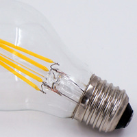 Ampoule LED Edison vintage MingBen à intensité variable 8W, blanc chaud 3000K, blanc froid, équivalent 60W A60, culot moyen E27/B22, verre transparent