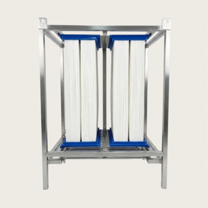 Module de membrane MBR immergée en fibre creuse renforcée en PVDF Megaflux-MBR pour le traitement des eaux usées industrielles et des eaux de vidange - Product Image 1