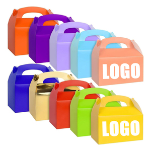 Caja de embalaje de lujo para postres, <span class=keywords><strong>galletas</strong></span> <span class=keywords><strong>con</strong></span> mango de Aguilón de colores personalizados al por mayor - Product Image 1
