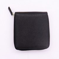 Dompet Ritsleting Kecil Uniseks Kustom Mewah Dompet Koin Kartu Kunci Sublimasi Dompet Kulit Ritsleting Kosong