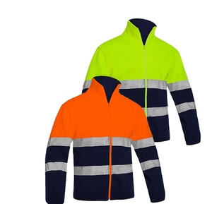 Veste <span class=keywords><strong>polaire</strong></span> réfléchissante <span class=keywords><strong>de</strong></span> haute visibilité pour homme, tenue <span class=keywords><strong>de</strong></span> <span class=keywords><strong>travail</strong></span>, imperméable, couleur <span class=keywords><strong>Orange</strong></span>, - Product Image 1