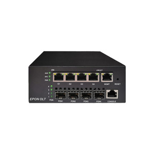 มินิ 4 พอร์ต EPON OLT ออปติคอลไลน์เทอร์มินัล 10/100/1000M อัปลิงค์ อัตราส่วนแยก 1:64 ดีไซน์กะทัดรัดแบบตั้งโต๊ะ รองรับไฟเบอร์ออปติก FTTH - Product Image 5