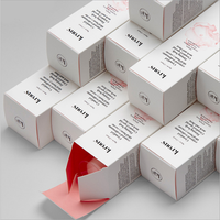 Crème pour le visage biodégradable écologique, créative, prix de gros compétitif, rose mat, personnalisable, avec laminage mat et gaufrage