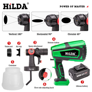 800W Cordless <b>Paint</b> Sprayer Pistola Desinfectante Vaporizador Disinfection Atomizadores Fog Machine - Product Image 2